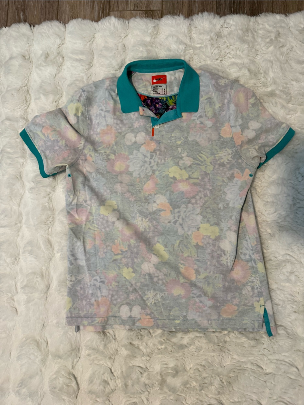 Rare limited editionNike Golf Dri-FIT Women's Polo reverse floral Succulent Prin